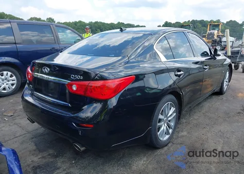 2014 Infiniti Q50 из США, поврежденный, VIN JN1BV7AR5EM694736